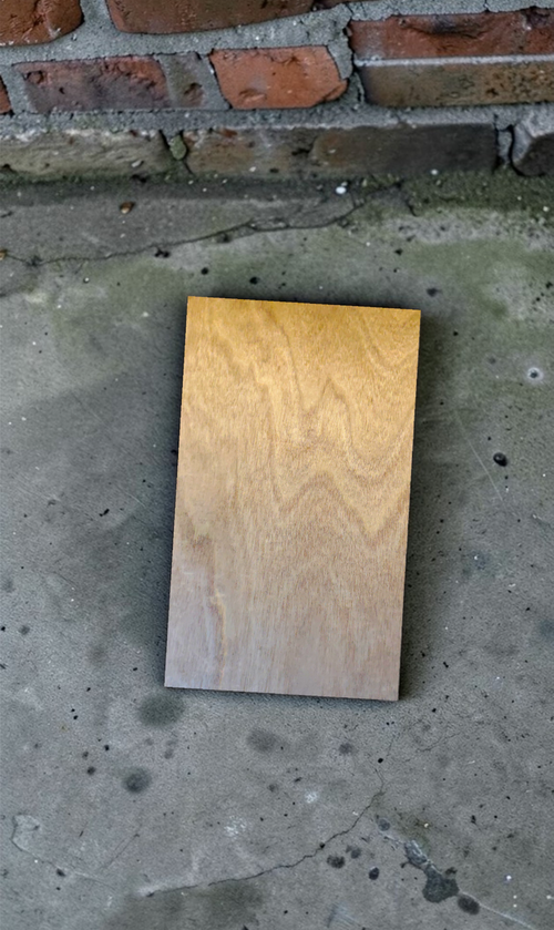 Messukortti / henkilökortti suorakaide, koivua